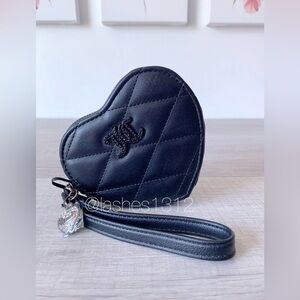 JUICY COUTURE Wallet Brighter Than A Diamond Heart Wristlet - Black
